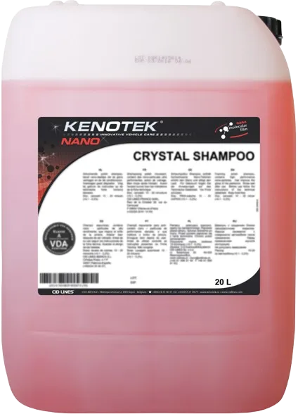 Упаковка продукции Kenotek 20 л. Crystal Shampoo.